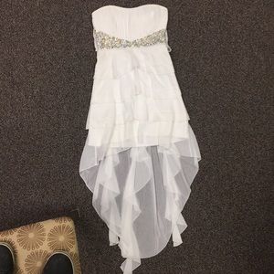 White Strapless Dress